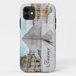 Waterverf Louvre iPhone Case – Artistic Paris