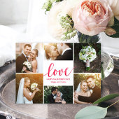 Waterverf Love Collage Valentijnsdag Kaarten