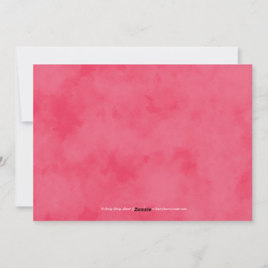 Waterverf Love Collage Valentijnsdag Kaarten (Achterkant)