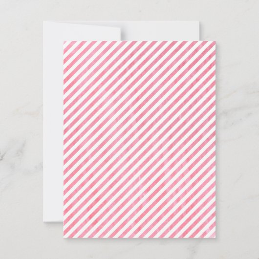 Waterverf Love Valentijnsdag Party Invitations Kaart (Achterkant)