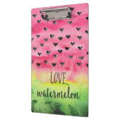 Waterverf Love Watermelon Hearts Klembord (Links)