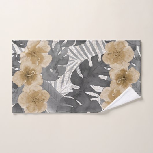 Waterverf Luana Tropisch neutraal Bad Handdoek (Handdoek)