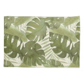 Waterverf Luana Tropische mosterd Floral omkeerbaa Kussensloop (Achterkant)