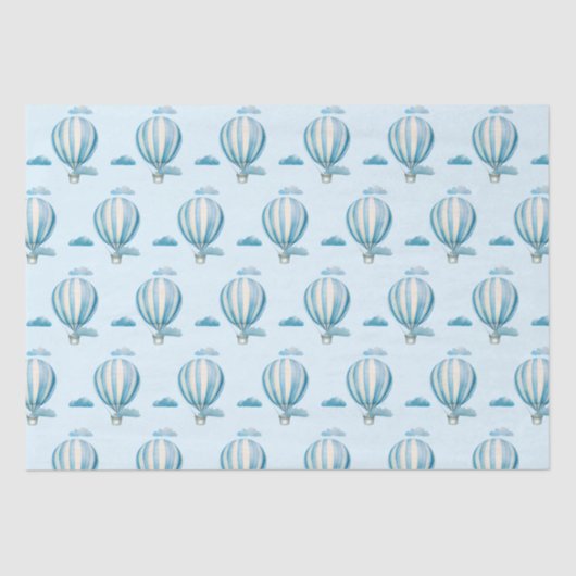 Waterverf-luchtballon Tissuepapier (Voorkant)