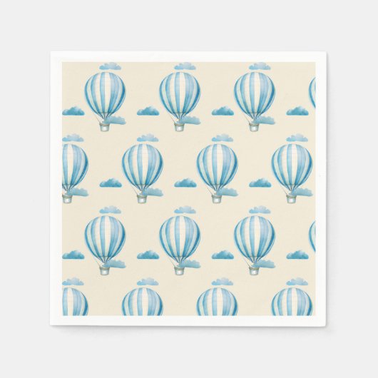 Waterverf-luchtballonnen Servet (Voorkant)