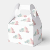 Waterverf luchten - Baby shower Bedankdoosjes (Achterkant)