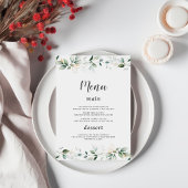 Waterverf Luchtige Groene Goud Bruiloft 