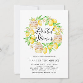 Waterverf, luiers en cupcakes, Vrijgezellenfeest Kaart