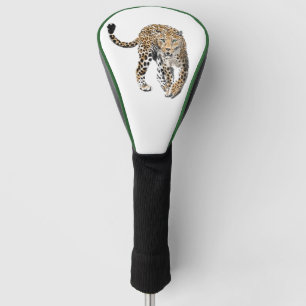 waterverf luipaard jungle kat geschilderd dier gro golfheadcover