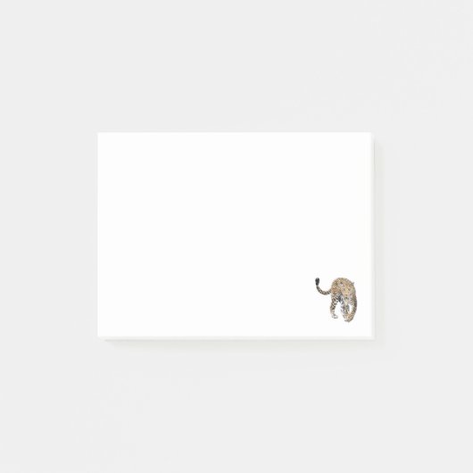 waterverf luipaard jungle kat geschilderd dier gro post-it® notes (Voorkant)