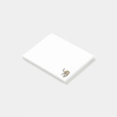 waterverf luipaard jungle kat geschilderd dier gro post-it® notes (Schuin)