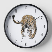 waterverf luipaard oerwoud kat geschilderd diereng (Voorkant)