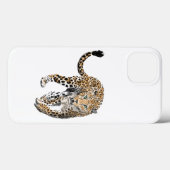 waterverf luipaard oerwoud kat geschilderd diereng Case-Mate iPhone case (Achterkant (horizontaal))