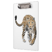 waterverf luipaard oerwoud kat geschilderd diereng klembord (Links)