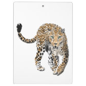 waterverf luipaard oerwoud kat geschilderd diereng klembord (Achterkant)