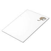 waterverf luipaard oerwoud kat geschilderd diereng notitieblok (Schuin)