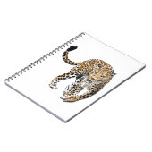 waterverf luipaard oerwoud kat geschilderd diereng notitieboek (Linkerzijde)