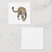 waterverf luipaard oerwoud kat geschilderd diereng notitiekaartje (Voorkant / Achterkant)