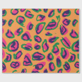 Waterverf luipaard voor illustratie van dierlijk a cadeaupapier (Vlak)