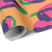 Waterverf luipaard voor illustratie van dierlijk a cadeaupapier (Rol Hoek)