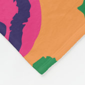 Waterverf luipaard voor illustratie van dierlijk a fleece deken (Hoek)