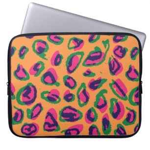 Waterverf luipaard voor illustratie van dierlijk a laptop sleeve