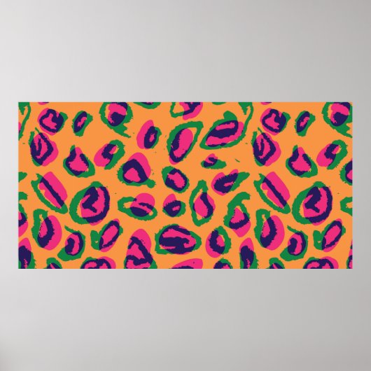 Waterverf luipaard voor illustratie van dierlijk a poster (Voorkant)