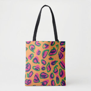 Waterverf luipaard voor illustratie van dierlijk a tote bag