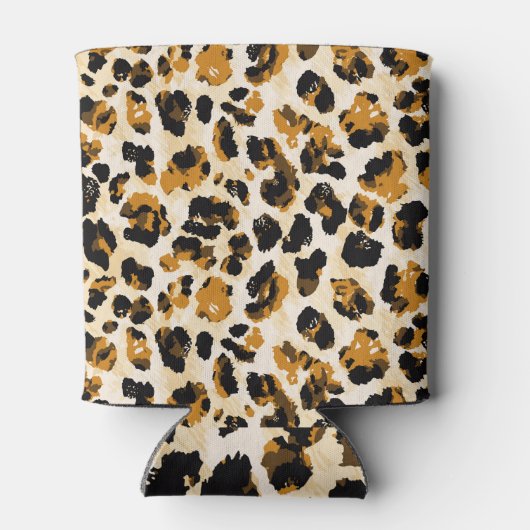 Waterverf luipaardhuid, stropdas-kleurstof gradiën blikjeskoeler (Achterkant)