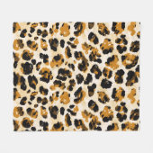 Waterverf luipaardhuid, stropdas-kleurstof gradiën fleece deken (Voorkant (Horizontaal))
