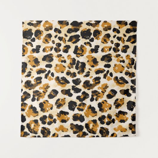 Waterverf luipaardhuid, stropdas-kleurstof gradiën wandkleed (Voorkant (horizontaal))