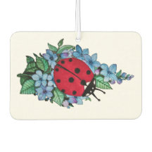 Waterverf luivogel met blauwe wilde bloemen