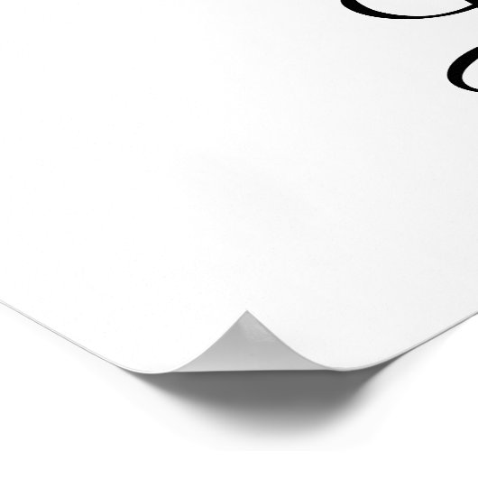 Waterverf luivogel met blauwe wilde bloemen poster (Hoek)