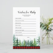 Waterverf Lumberjack Wishes for Baby Game (Staand voorkant)