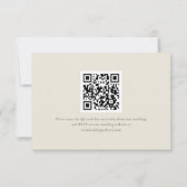 Waterverf Luna Moth Wedding RSVP Kaartje (Achterkant)