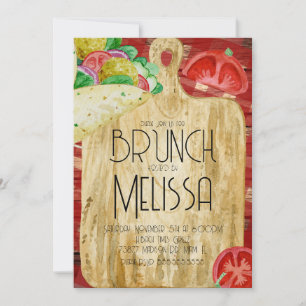 Waterverf Lunch Brunch Networking Kantoor Event Kaart