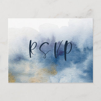 Waterverf Lux RSVP Briefkaart V2