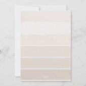 Waterverf Lynx Winter Baby shower Kaart (Achterkant)