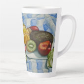 waterverf maakt het schilderen van exotische vruch latte mok (Rechts)