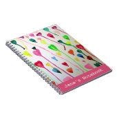 Waterverf maakt illustratiekunst aanpasbaar notitieboek (Rechterzijde)