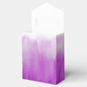 Waterverf maakt paarse wasbruiloft bedankt bedankdoosjes (Geopend)