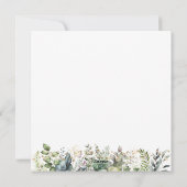 Waterverf maan groen goud Eid Mubarak Arabisch Feestdagenkaart (Achterkant)