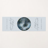 waterverf maan hemelvaartssterrenbeeld yogamat (Voorkant (horizontaal))