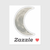 Waterverf Maan Outer Space Verjaardagsfeestje Sticker (Vel)