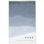 Waterverf Maandelijkse planner Kalender (Hoes)