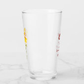 Waterverf Maart geboortebloem Daffodil glas (Links)