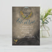 Waterverf Mabon Celebration Wedding Uitnodiging (Staand voorkant)