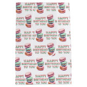 Waterverf Macaron Cookies Verjaardag Medium Cadeauzakje (Achterkant)