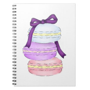 Waterverf Macaron Stack-laptop Notitieboek