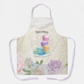 Waterverf macarons apron schort (Voorkant)